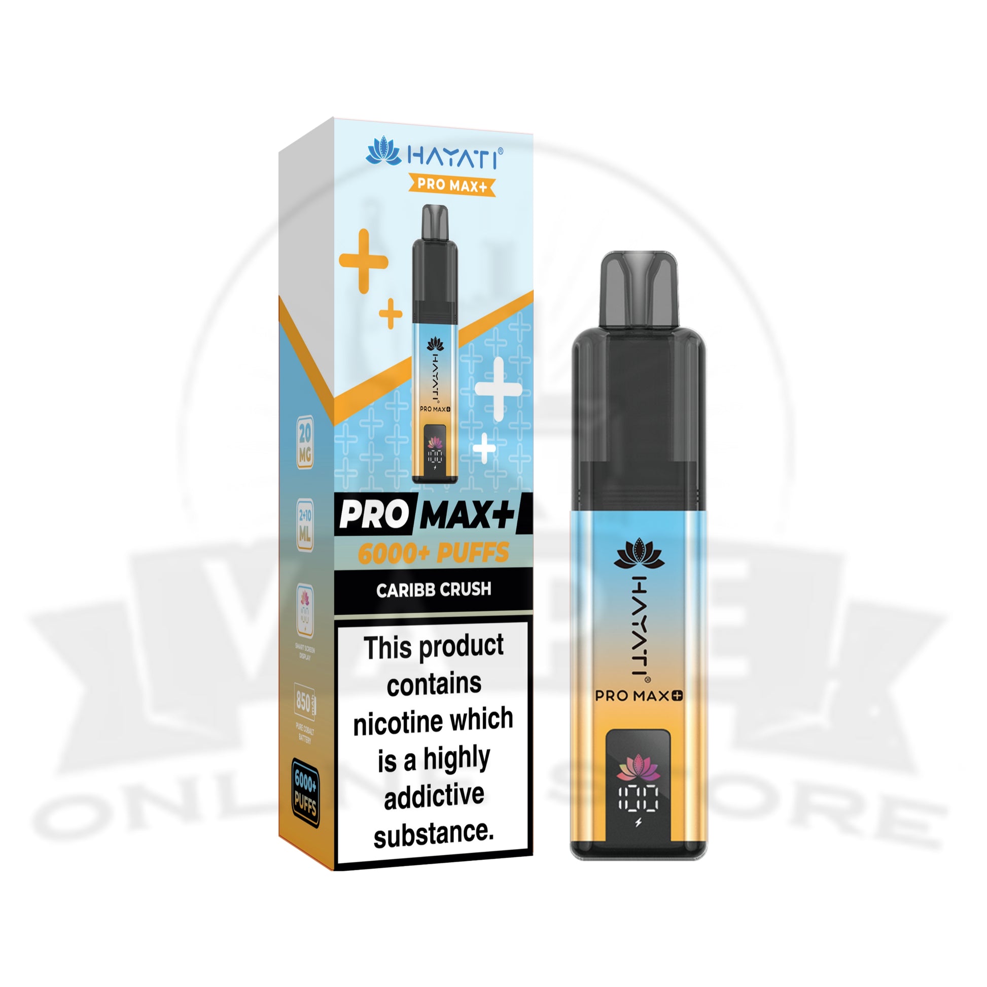 Box Of 10 Hayati Pro Max Plus 6000 Prefilled Pod Kit | 76.99£ Only