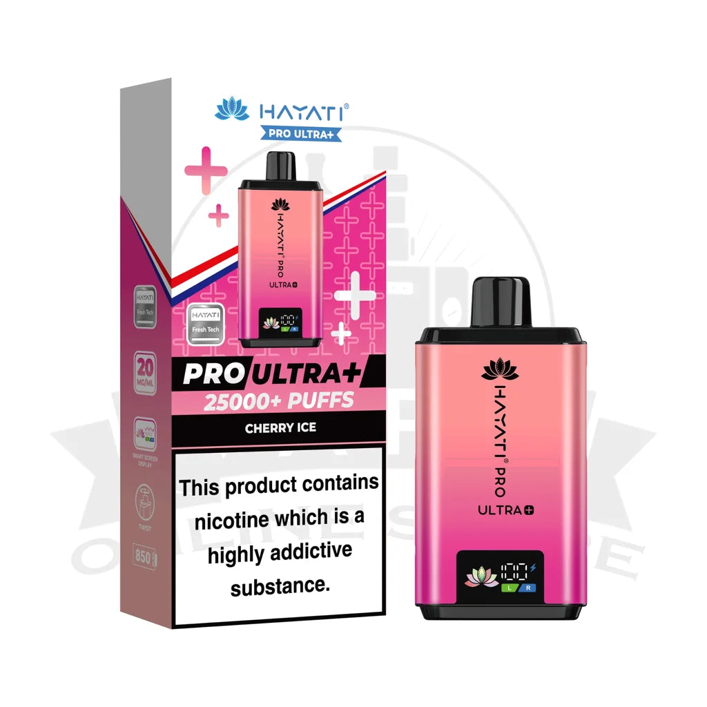 BOX OF 10 Hayati Pro Ultra Plus 25000 Puffs Pod Vape Kit