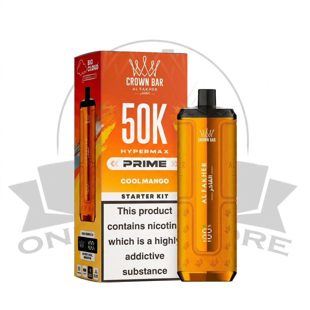 Box Of 10 Al Fakher Hypermax Prime 50K Prefilled Pod Kit