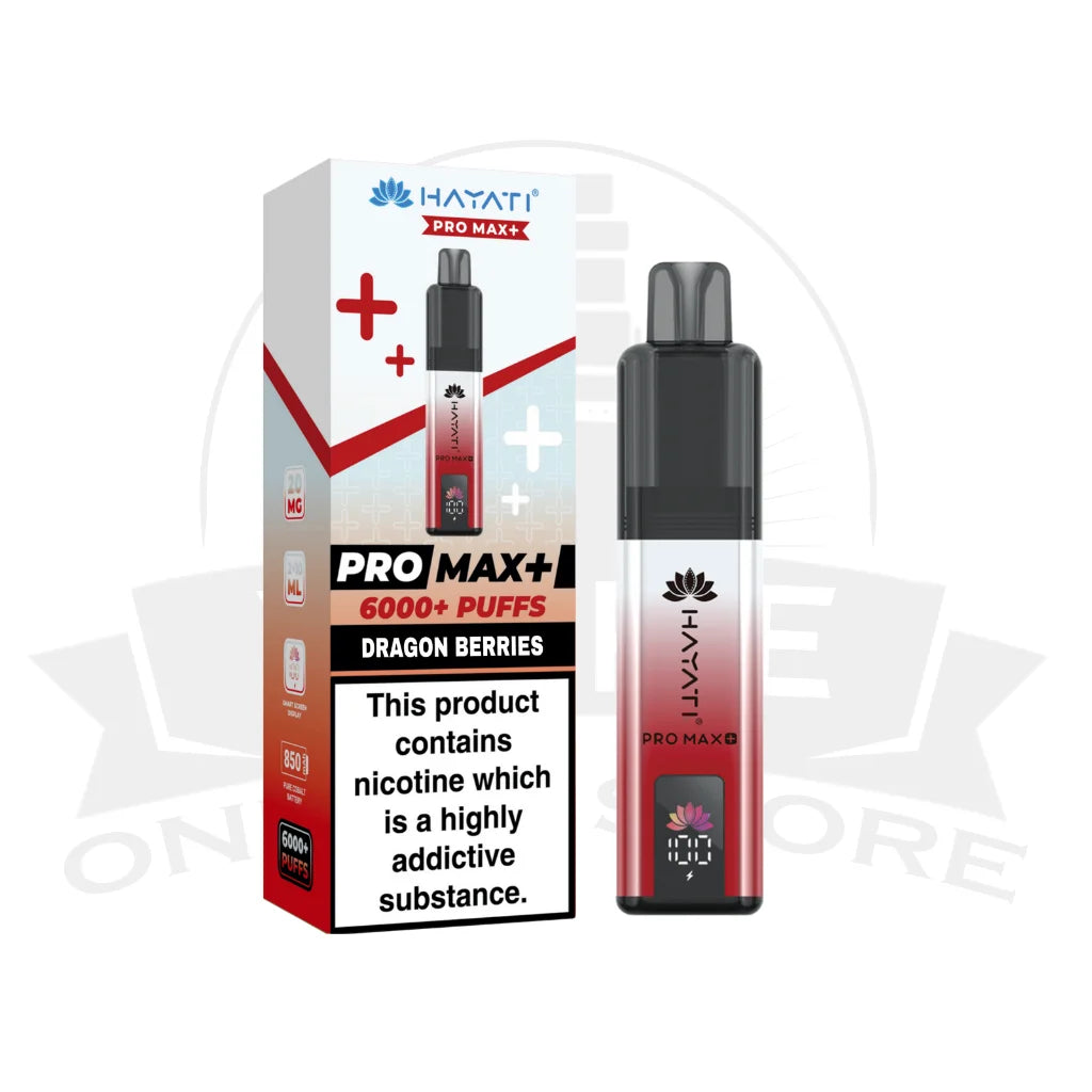 Box Of 10 Hayati Pro Max Plus 6000 Prefilled Pod Kit | 74.99£ Only