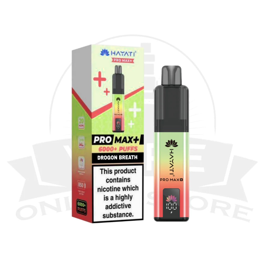 Box Of 10 Hayati Pro Max Plus 6000 Prefilled Pod Kit | 74.99£ Only