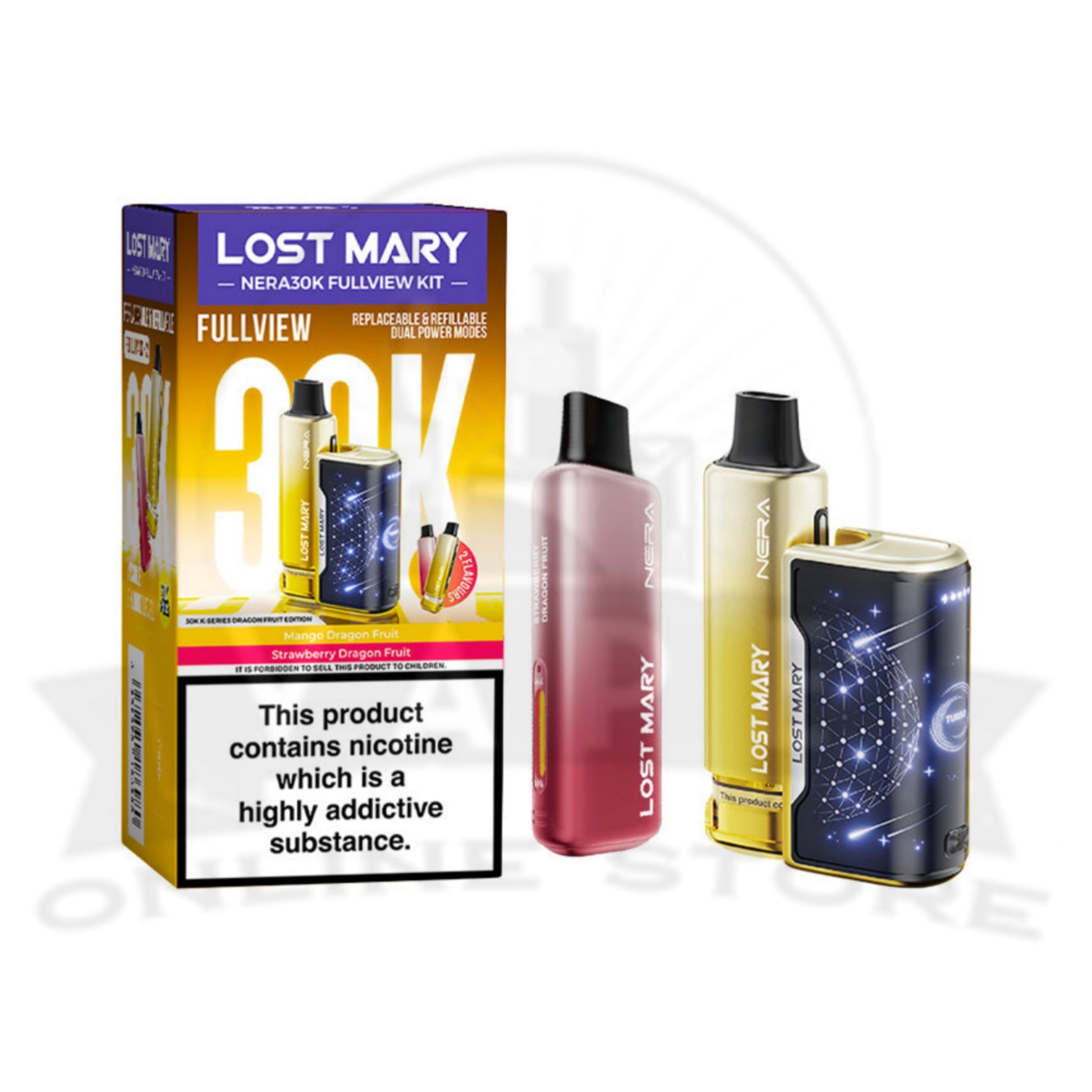 Box Of 10 Lost Mary Nera 30K Puffs Pod Kit | Wholesale Price