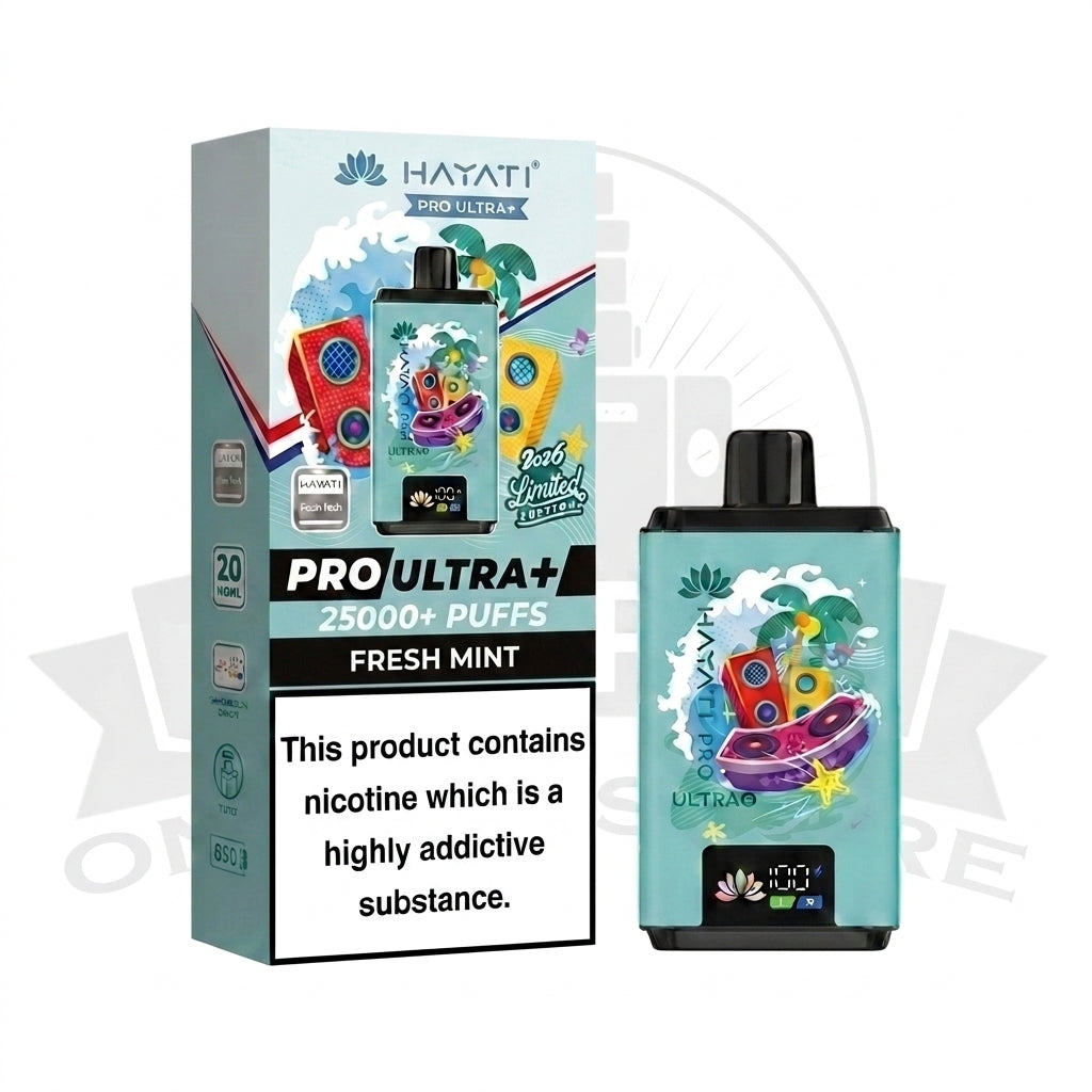 BOX OF 10 Hayati Pro Ultra Plus 25000 Puffs Pod Vape Kit