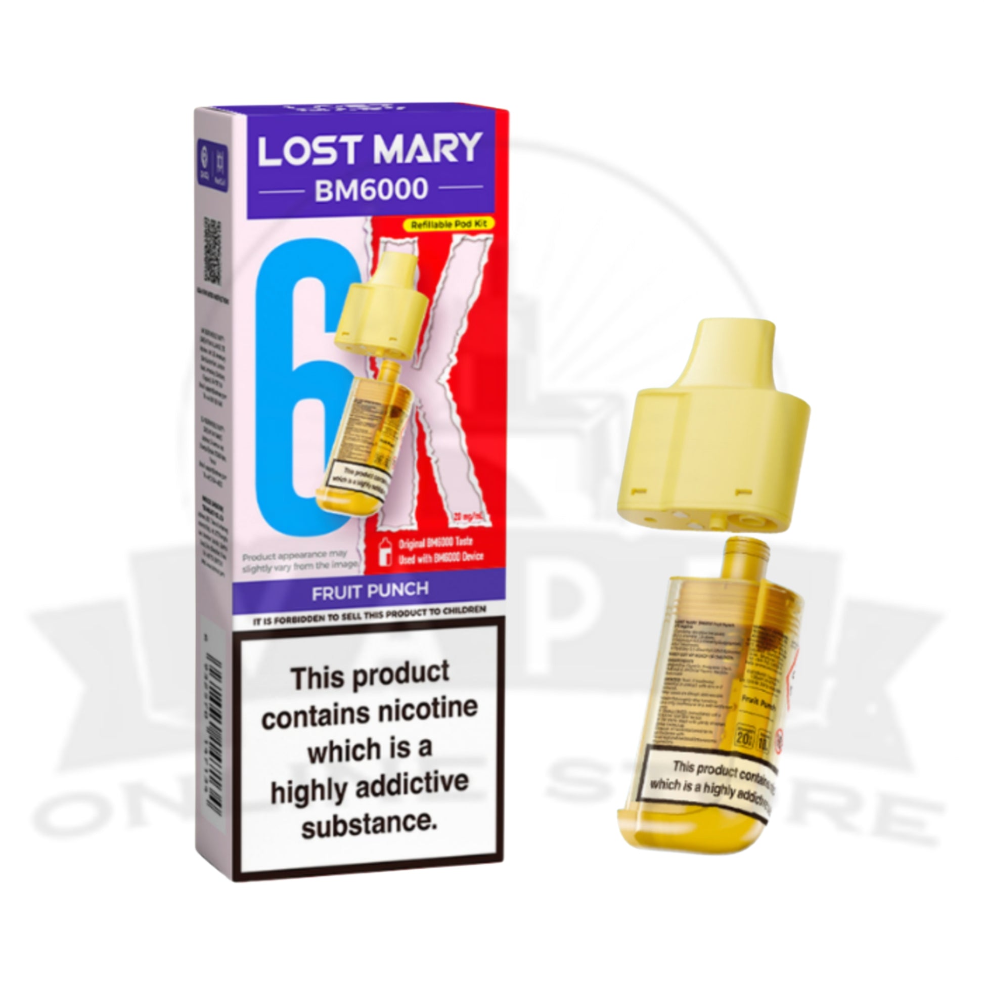 Box of 10 Lost Mary BM6000 Reusable Pods | Bulk Buy Price