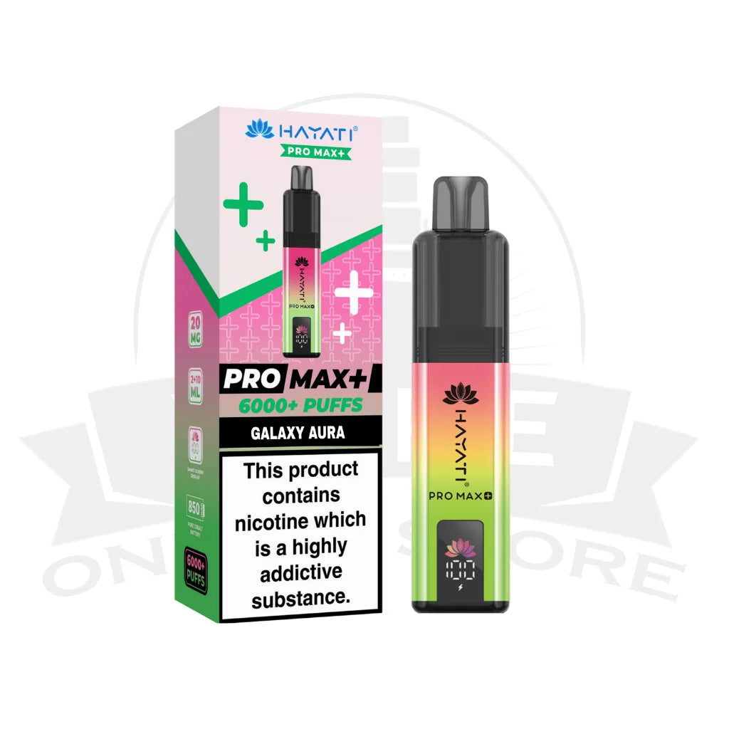 Box Of 10 Hayati Pro Max Plus 6000 Prefilled Pod Kit | 74.99£ Only