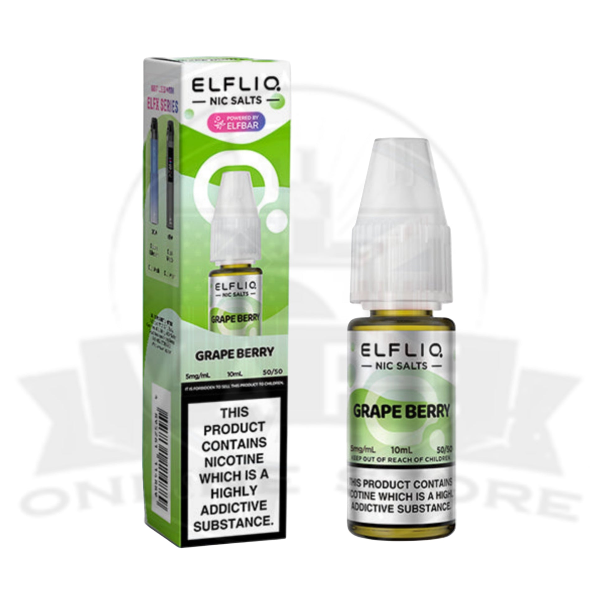 Pack Of 10 ELFLIQ 10ml E-liquid Nic Salts | 35+ Flavours
