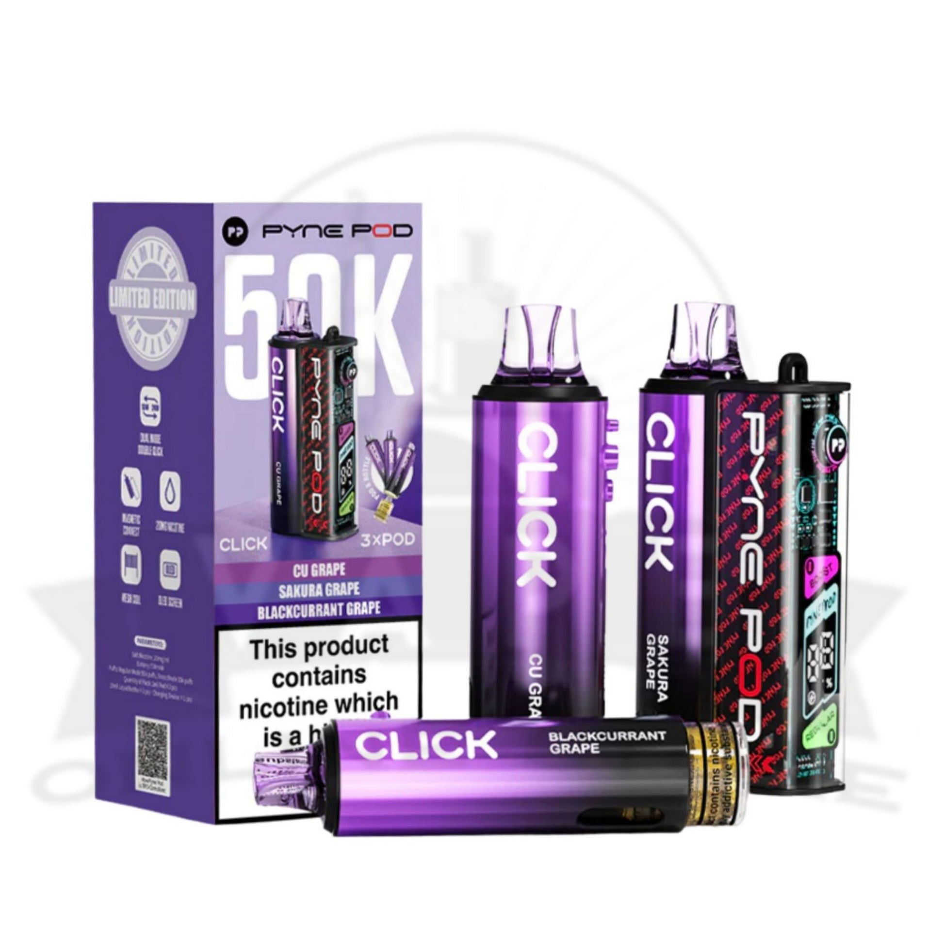 box pod vape Box of 10 Pyne Pod Click 50k Vape Kit