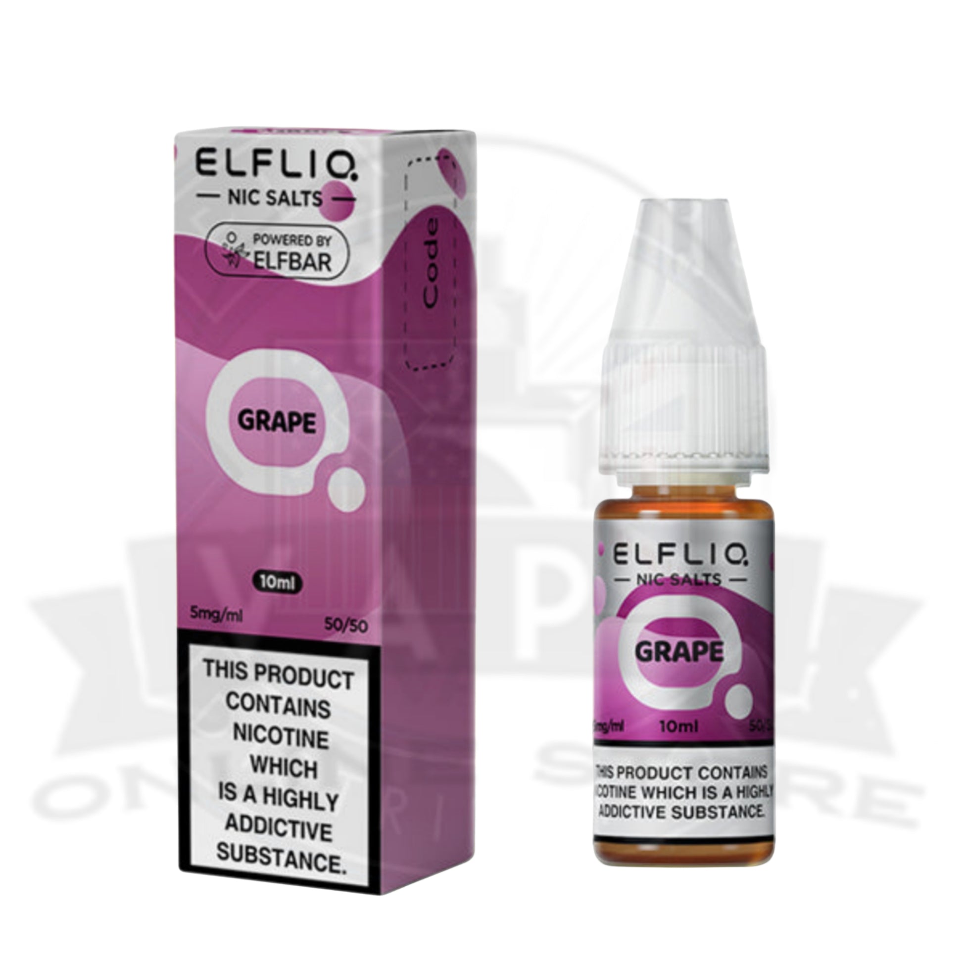 Pack Of 10 ELFLIQ 10ml E-liquid Nic Salts | 35+ Flavours