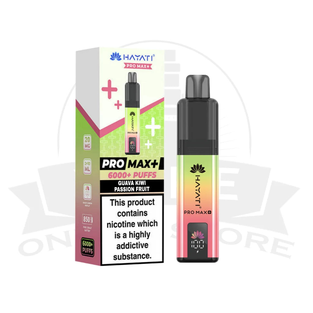 Box Of 10 Hayati Pro Max Plus 6000 Prefilled Pod Kit | 74.99£ Only