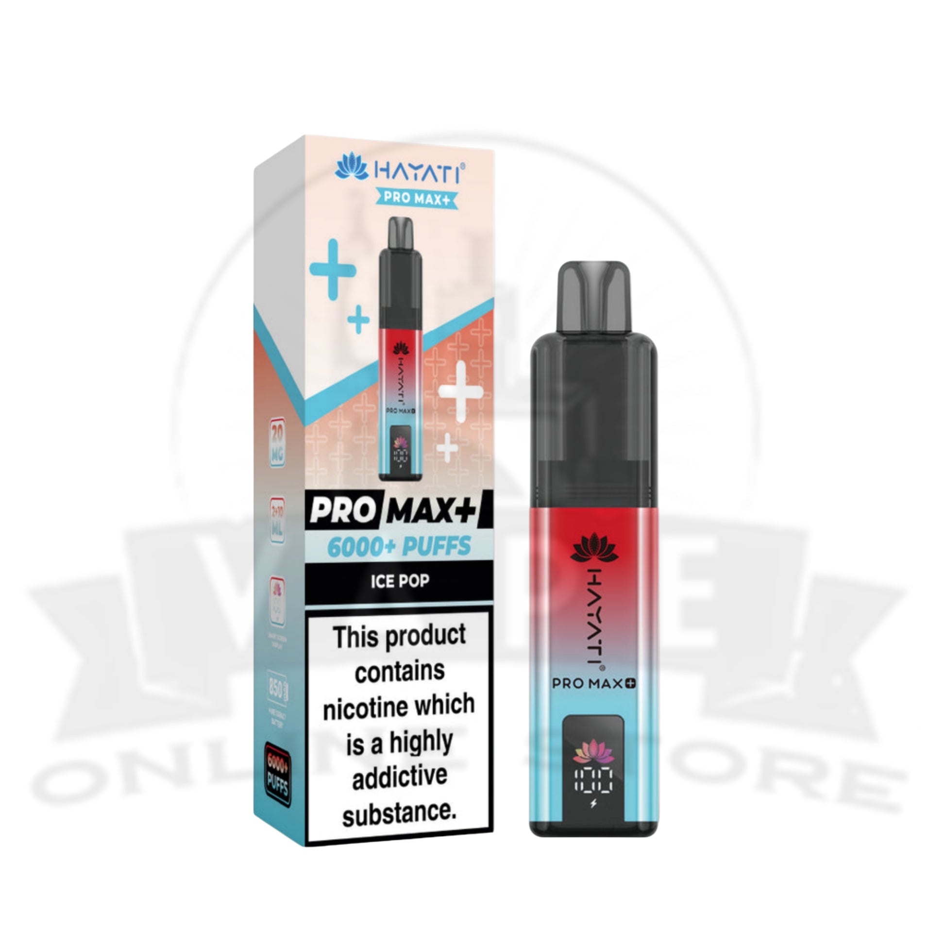 Box Of 10 Hayati Pro Max Plus 6000 Prefilled Pod Kit | 76.99£ Only