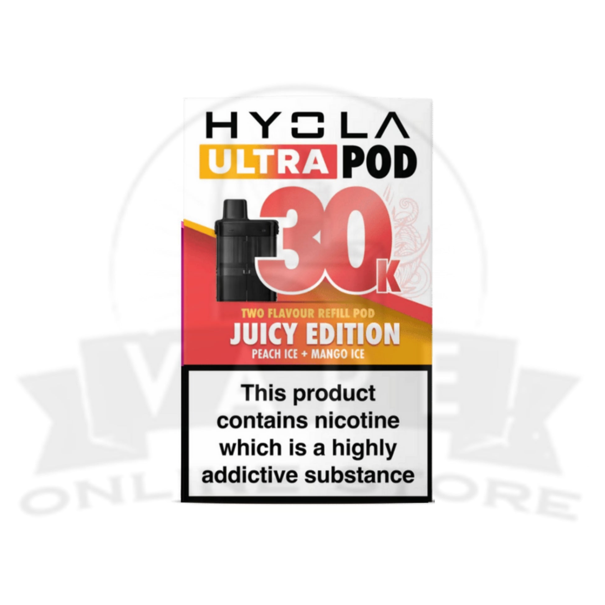 Box Of 10 Hyola Ultra 30k Replacement Pods