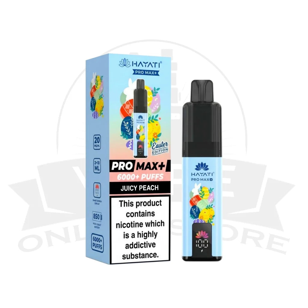 Box Of 10 Hayati Pro Max Plus 6000 Prefilled Pod Kit | 74.99£ Only