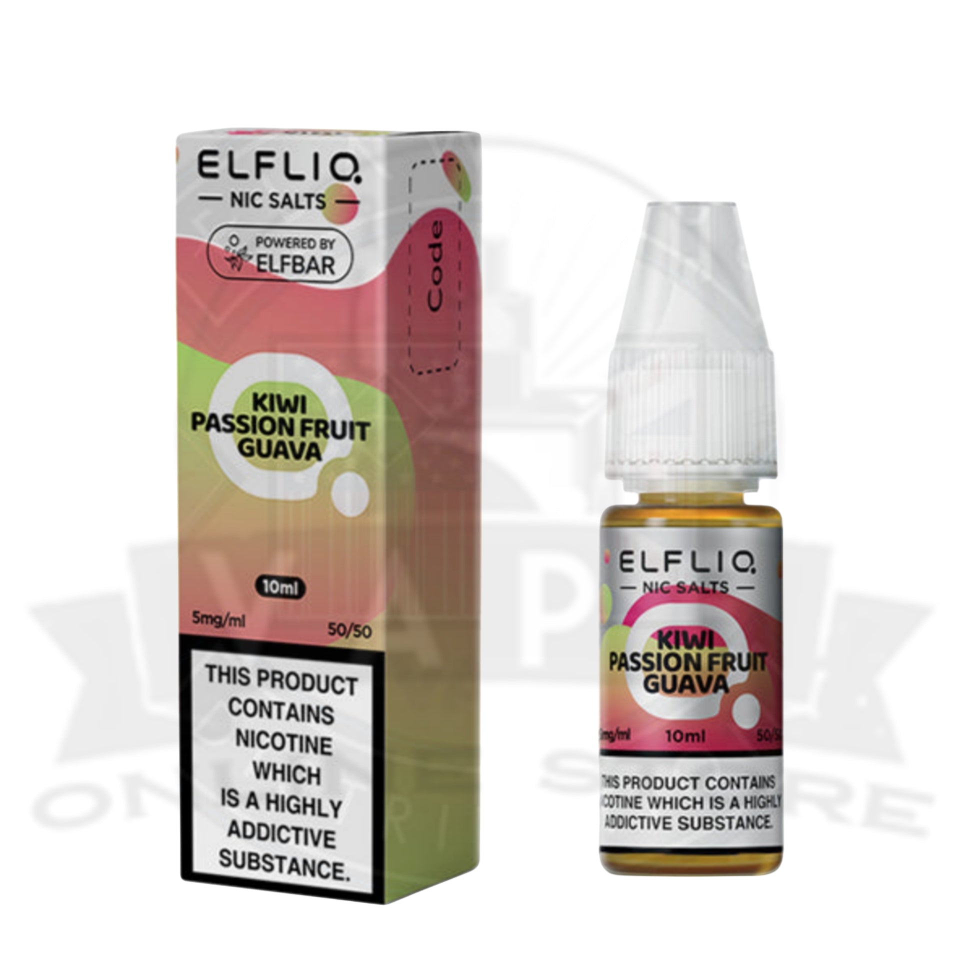 Pack Of 10 ELFLIQ 10ml E-liquid Nic Salts | 35+ Flavours