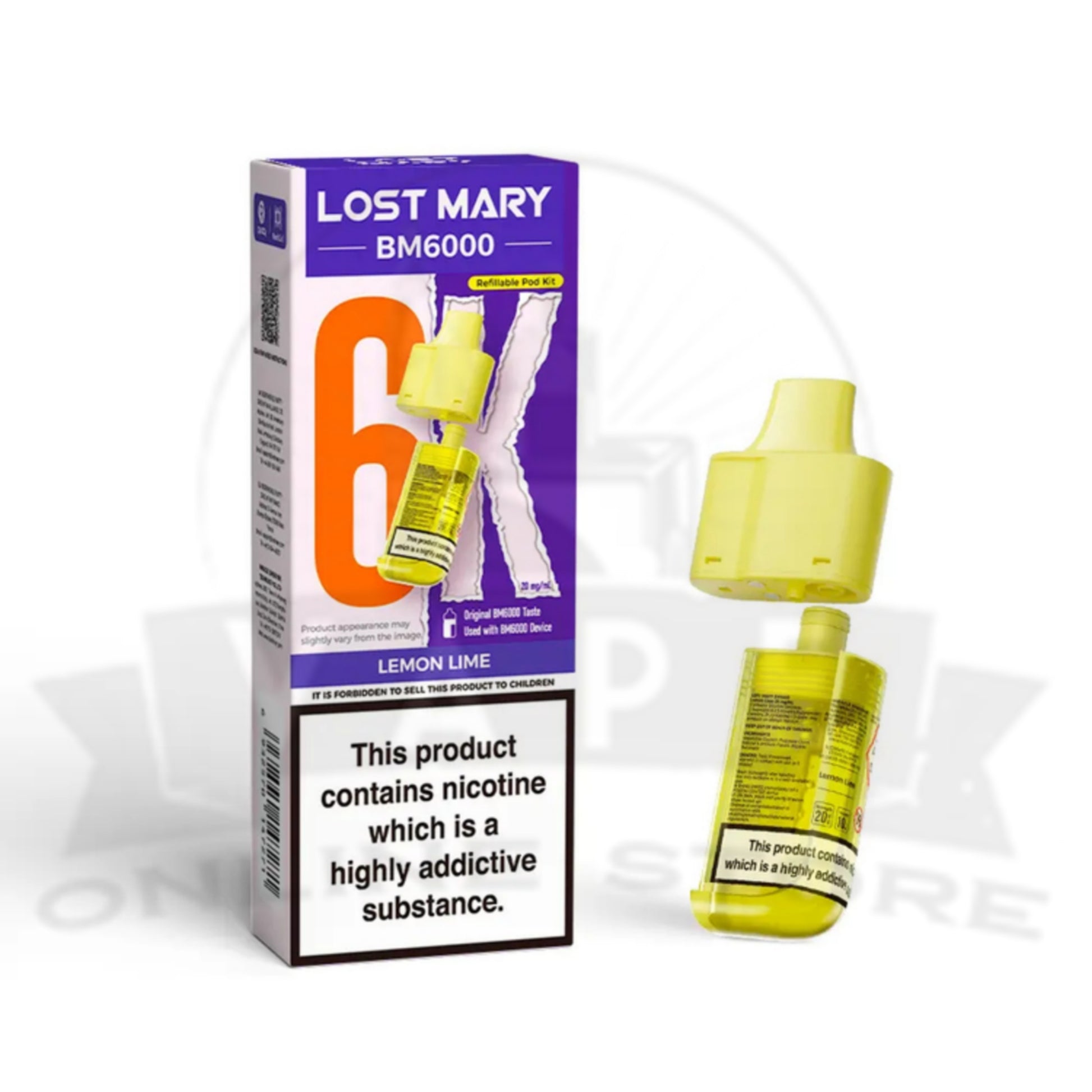 Box of 10 Lost Mary BM6000 Reusable Pods | Bulk Buy Price