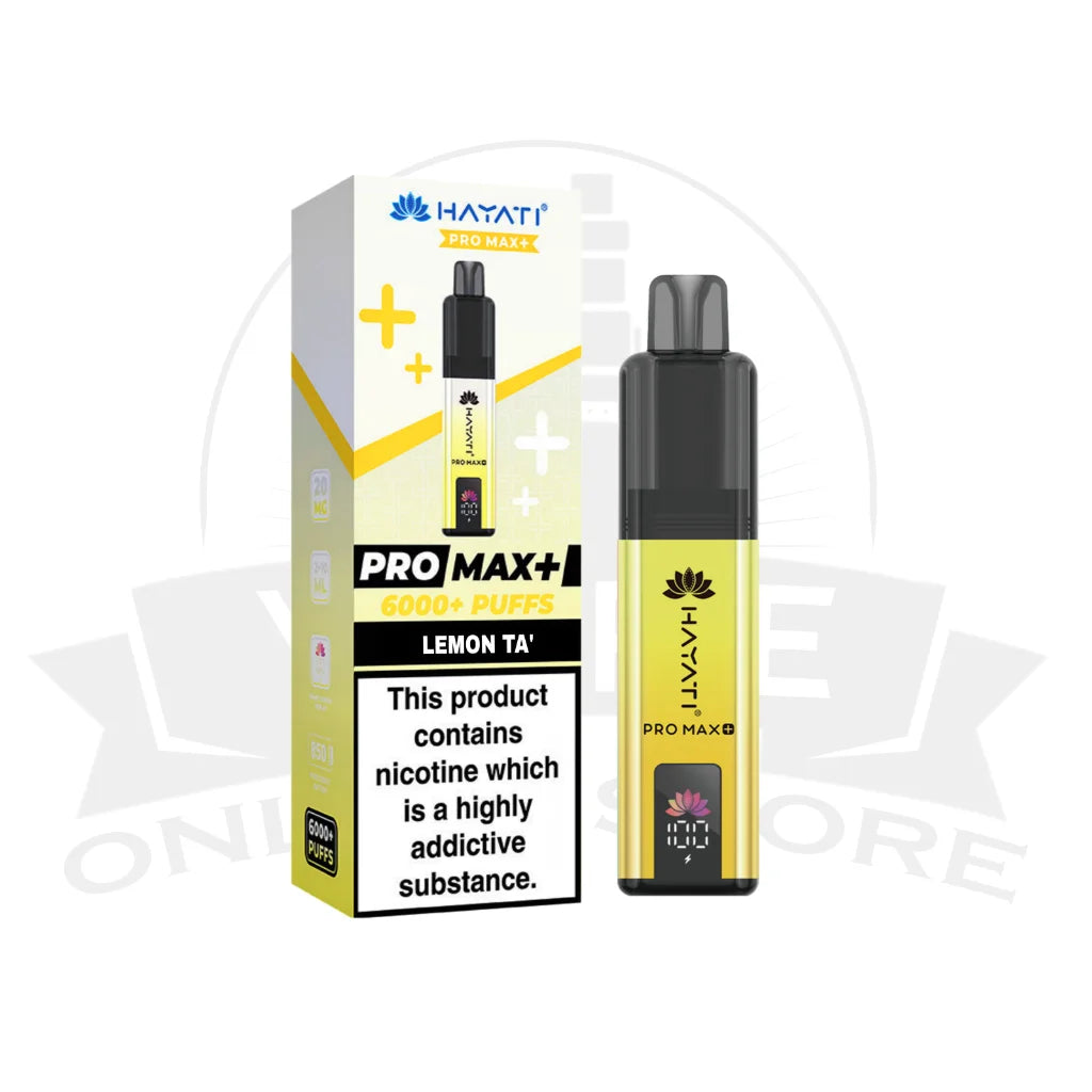 Box Of 10 Hayati Pro Max Plus 6000 Prefilled Pod Kit | 74.99£ Only