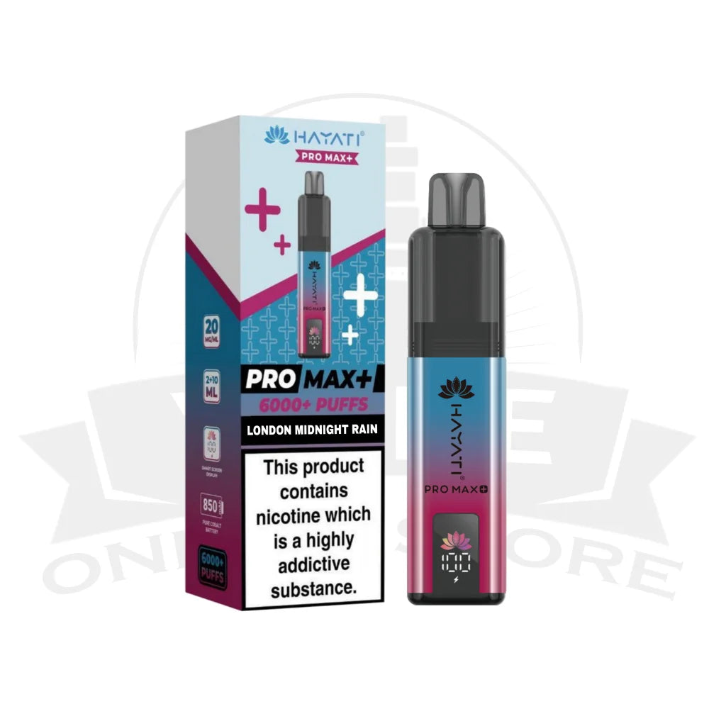 Box Of 10 Hayati Pro Max Plus 6000 Prefilled Pod Kit | 74.99£ Only