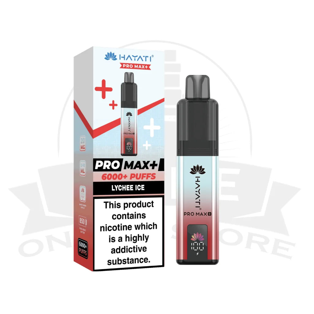 Box Of 10 Hayati Pro Max Plus 6000 Prefilled Pod Kit | 74.99£ Only