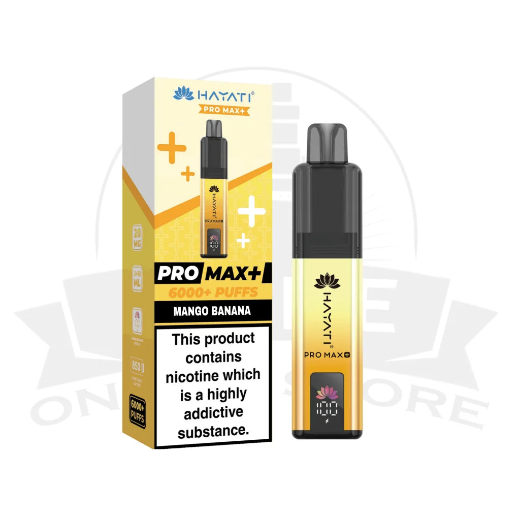Box Of 10 Hayati Pro Max Plus 6000 Prefilled Pod Kit | 74.99£ Only