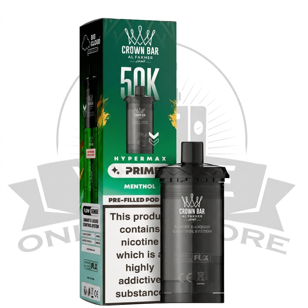 Box Of 10 Al Fakher 50K Hypermax Prime Refill Pods