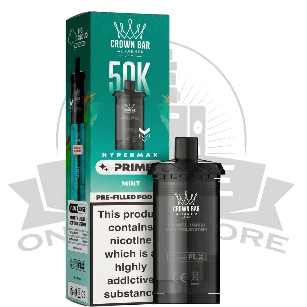 Box Of 10 Al Fakher 50K Hypermax Prime Refill Pods