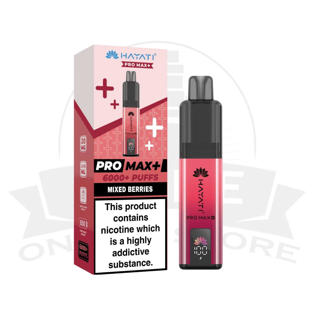 Box Of 10 Hayati Pro Max Plus 6000 Prefilled Pod Kit | 74.99£ Only