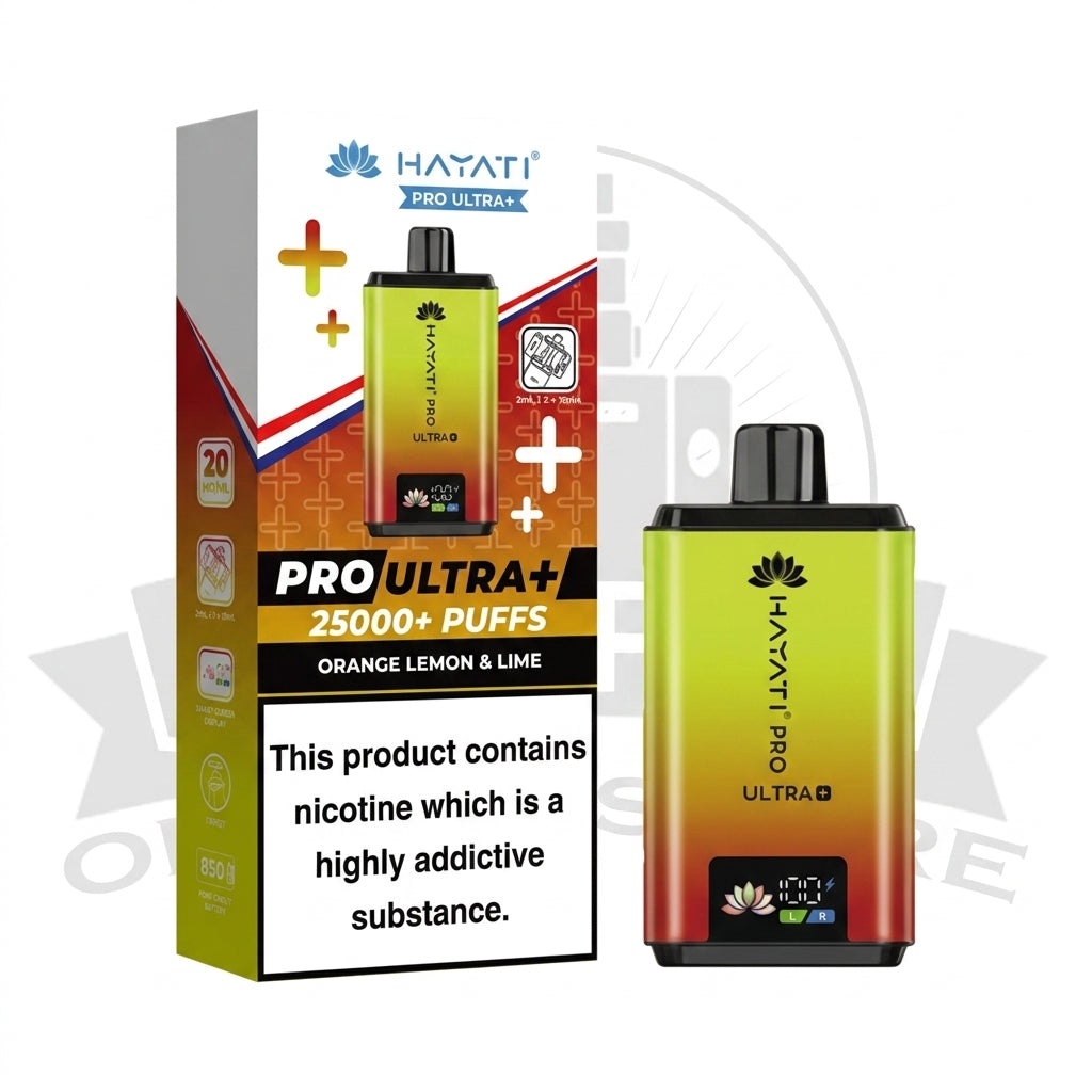 BOX OF 10 Hayati Pro Ultra Plus 25000 Puffs Pod Vape Kit