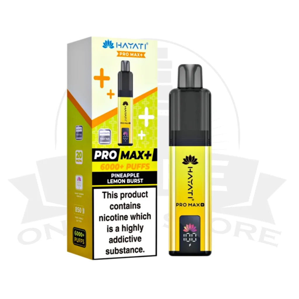 Box Of 10 Hayati Pro Max Plus 6000 Prefilled Pod Kit | 74.99£ Only