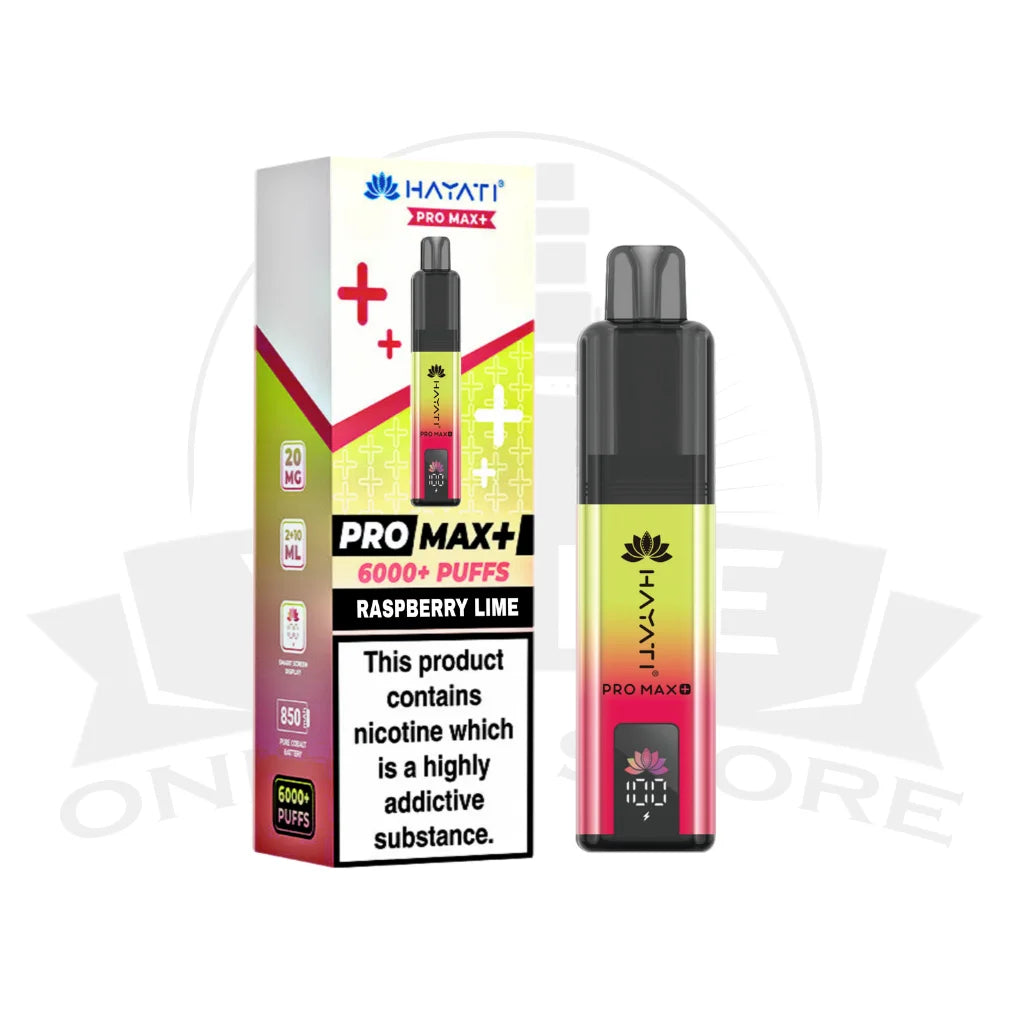 Box Of 10 Hayati Pro Max Plus 6000 Prefilled Pod Kit | 74.99£ Only