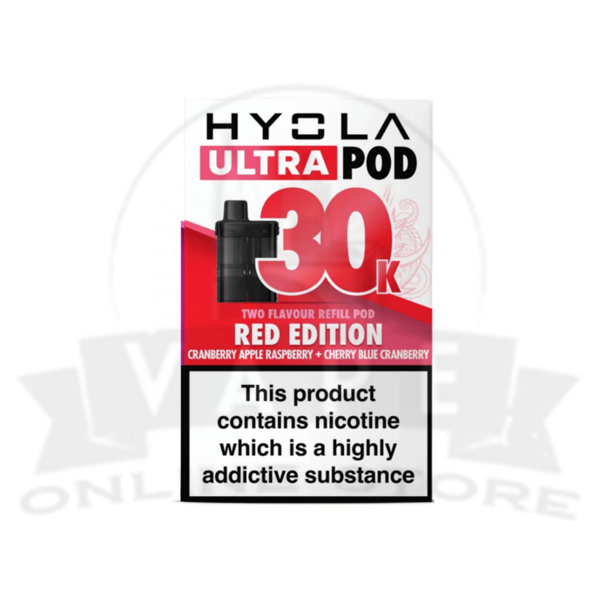 Box Of 10 Hyola Ultra 30k Replacement Pods