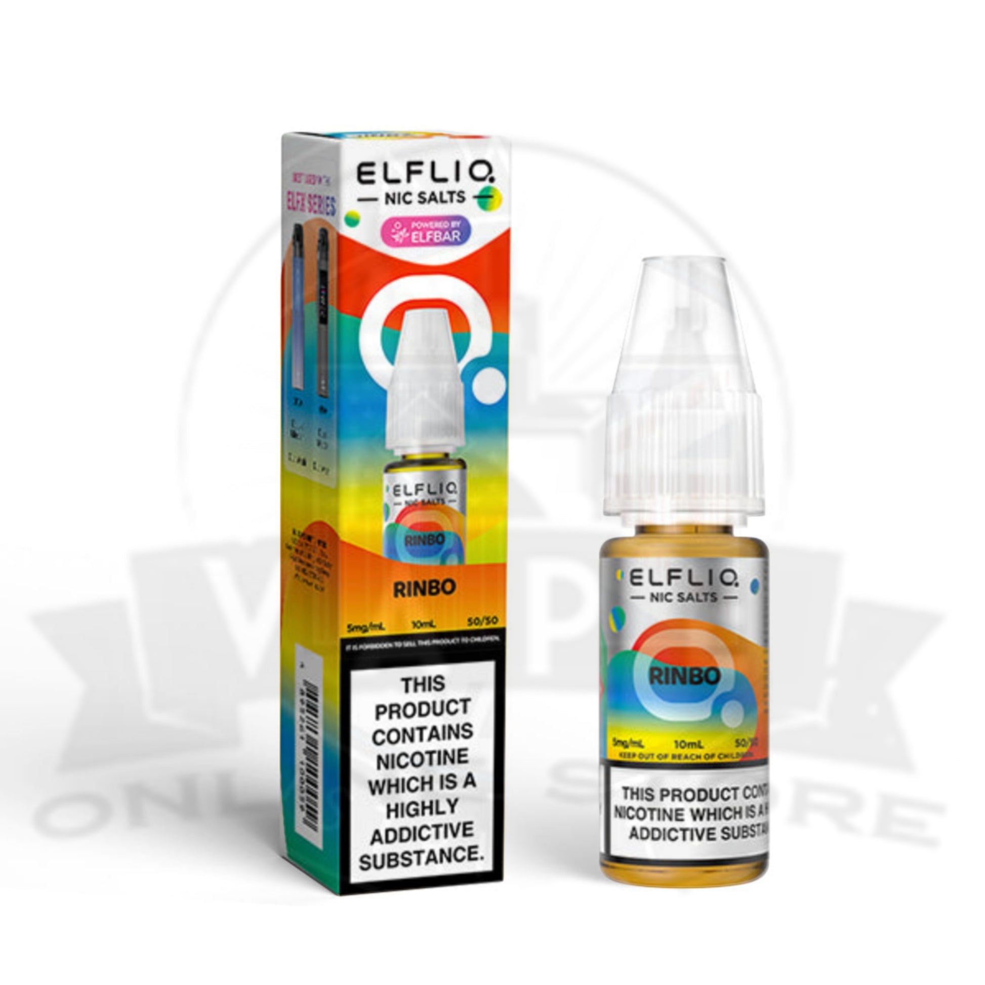 Pack Of 10 ELFLIQ 10ml E-liquid Nic Salts | 35+ Flavours