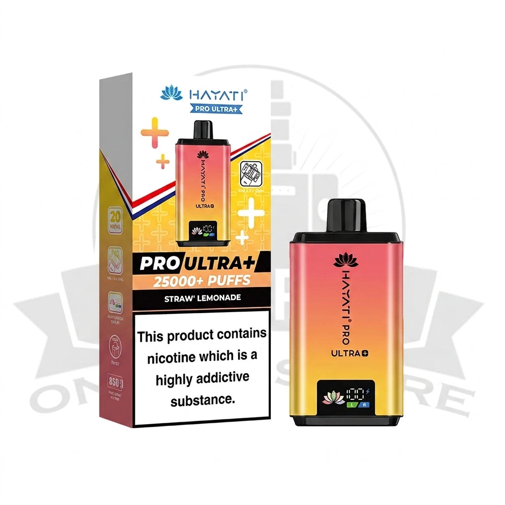 BOX OF 10 Hayati Pro Ultra Plus 25000 Puffs Pod Vape Kit