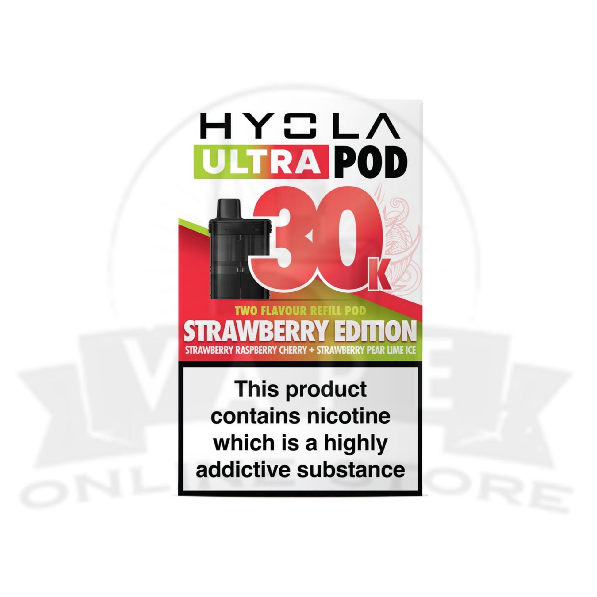 Box Of 10 Hyola Ultra 30k Replacement Pods