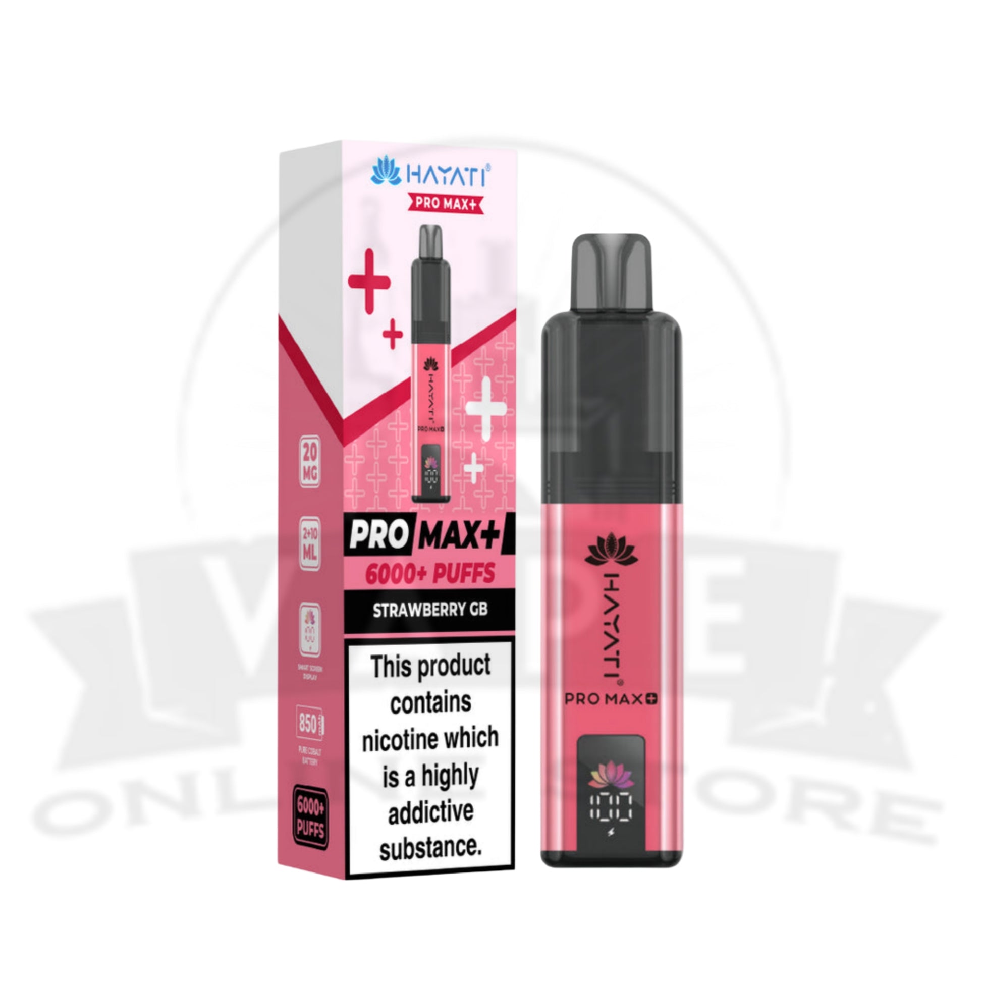 Box Of 10 Hayati Pro Max Plus 6000 Prefilled Pod Kit | 76.99£ Only