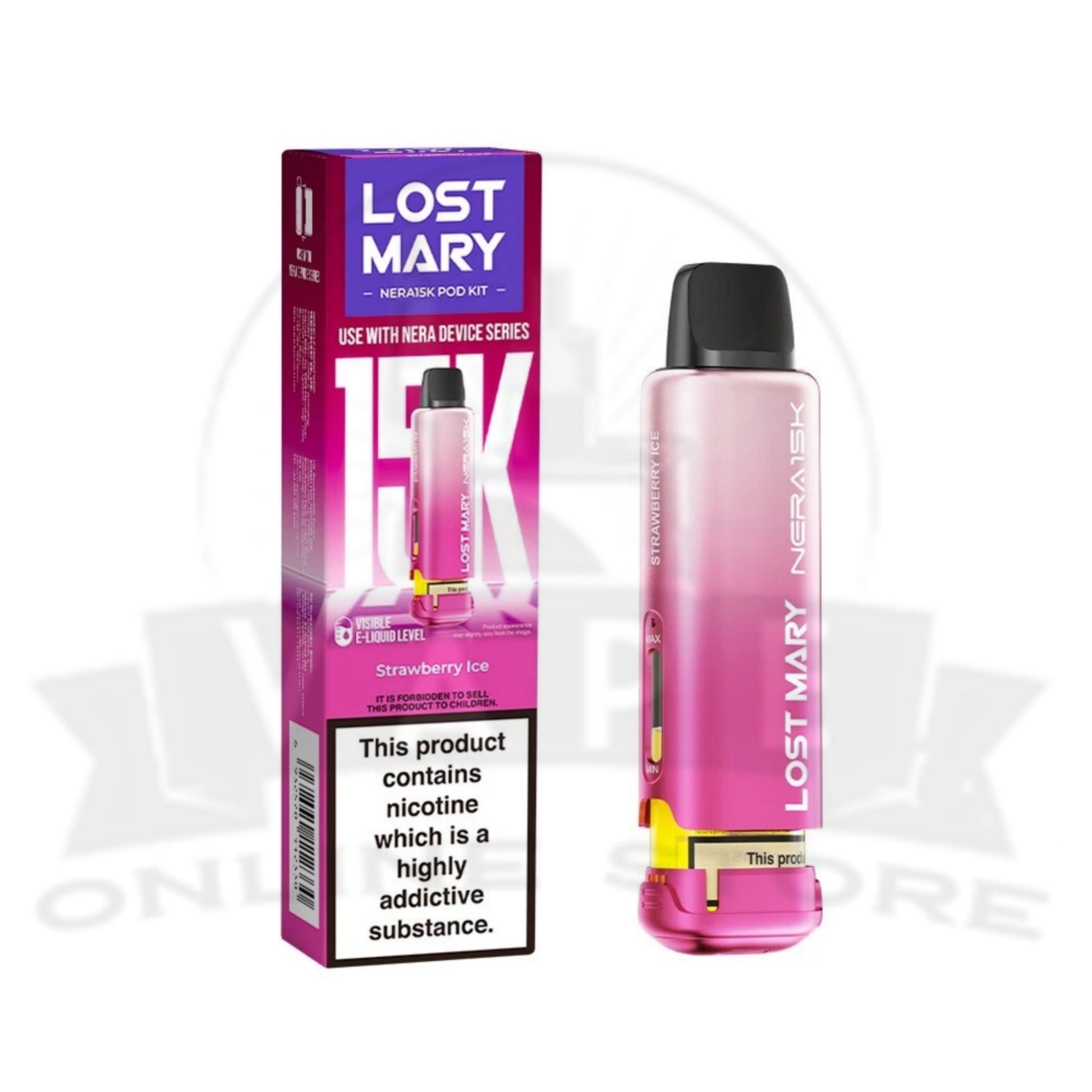 BOX Of 10 Lost Mary Nera 15K Puffs Prefilled Replacement Pods