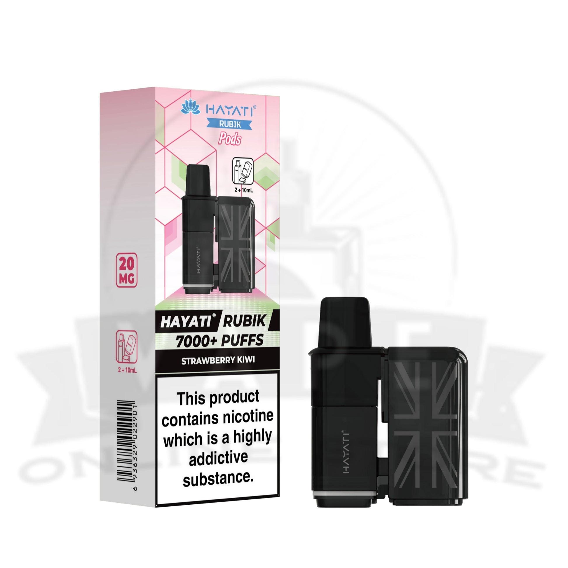 Box Of 10 Hayati Rubik 7000 Prefilled Refill Pods
