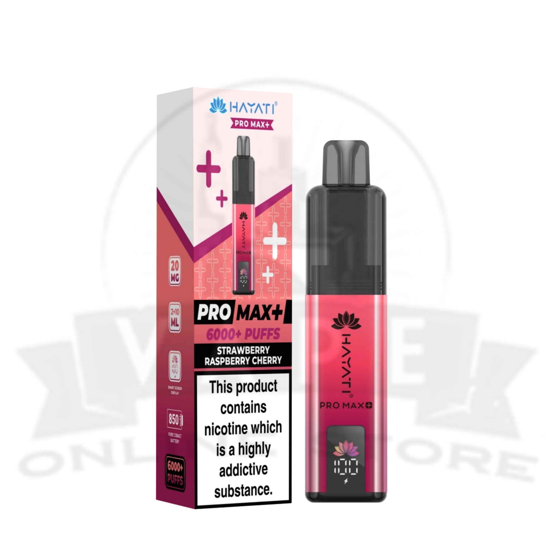 Box Of 10 Hayati Pro Max Plus 6000 Prefilled Pod Kit | 76.99£ Only