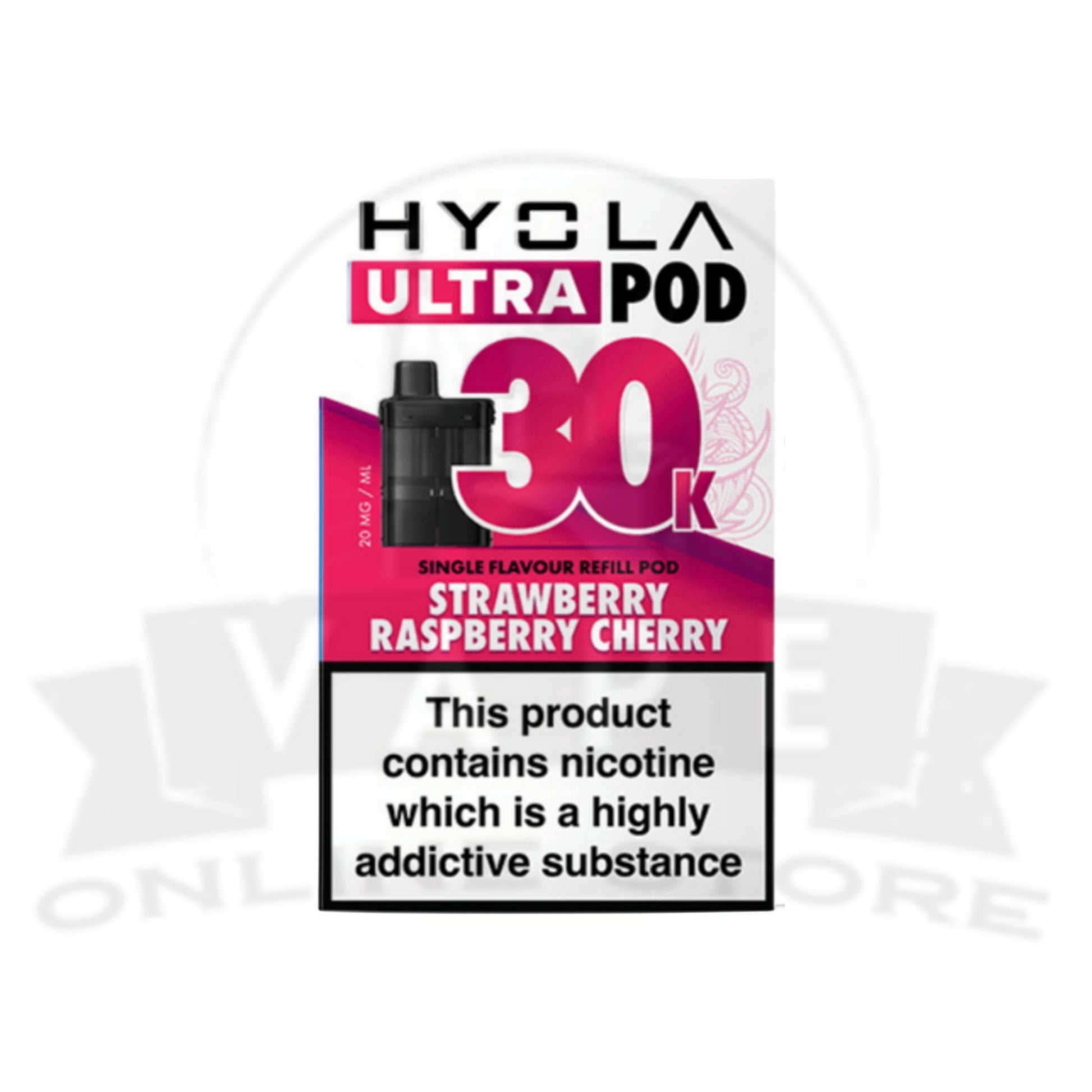 Box Of 10 Hyola Ultra 30k Replacement Pods
