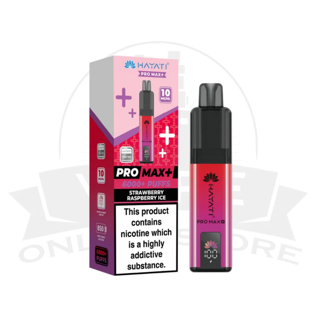 Box Of 10 Hayati Pro Max Plus 6000 Prefilled Pod Kit | 74.99£ Only