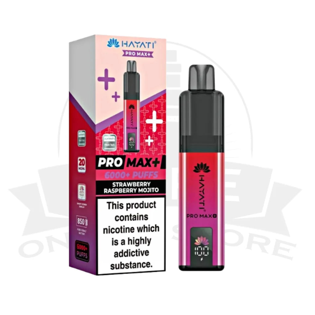 Box Of 10 Hayati Pro Max Plus 6000 Prefilled Pod Kit | 74.99£ Only