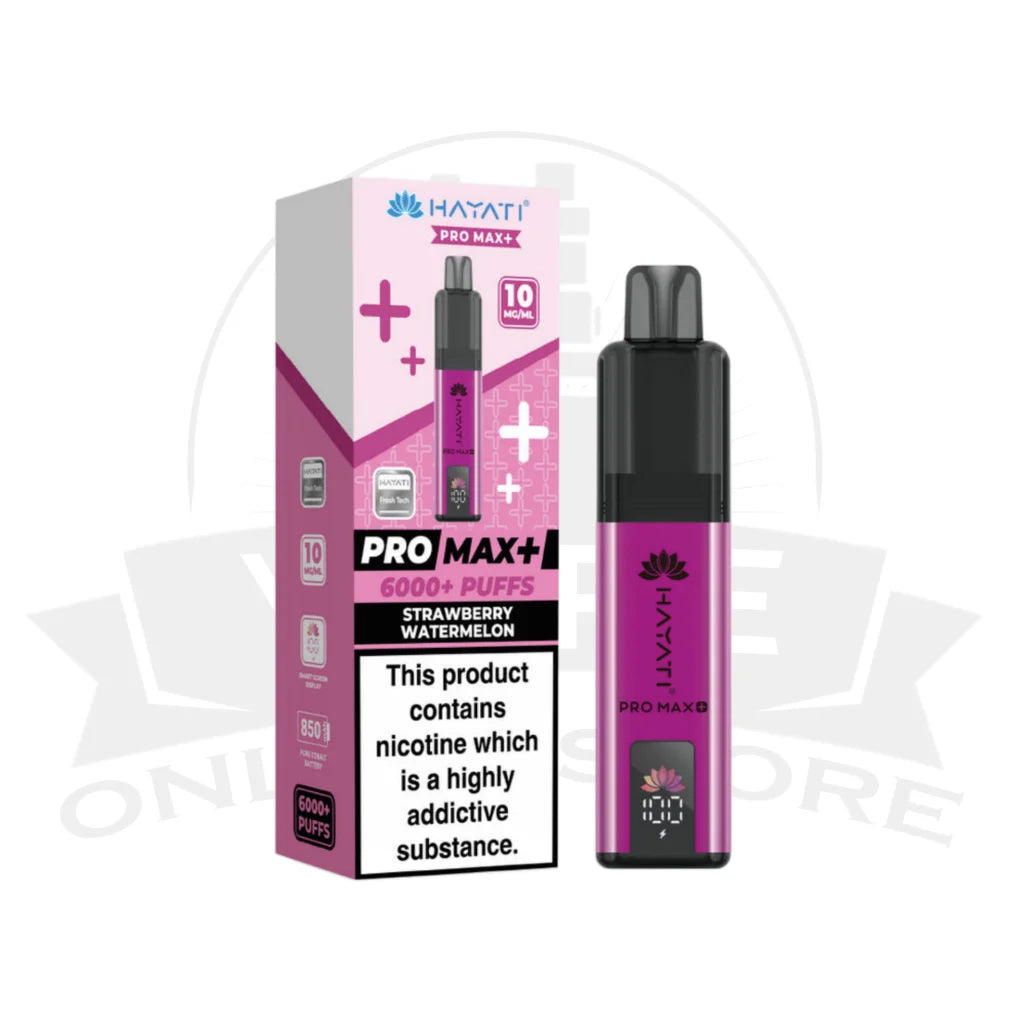 Box Of 10 Hayati Pro Max Plus 6000 Prefilled Pod Kit | 74.99£ Only