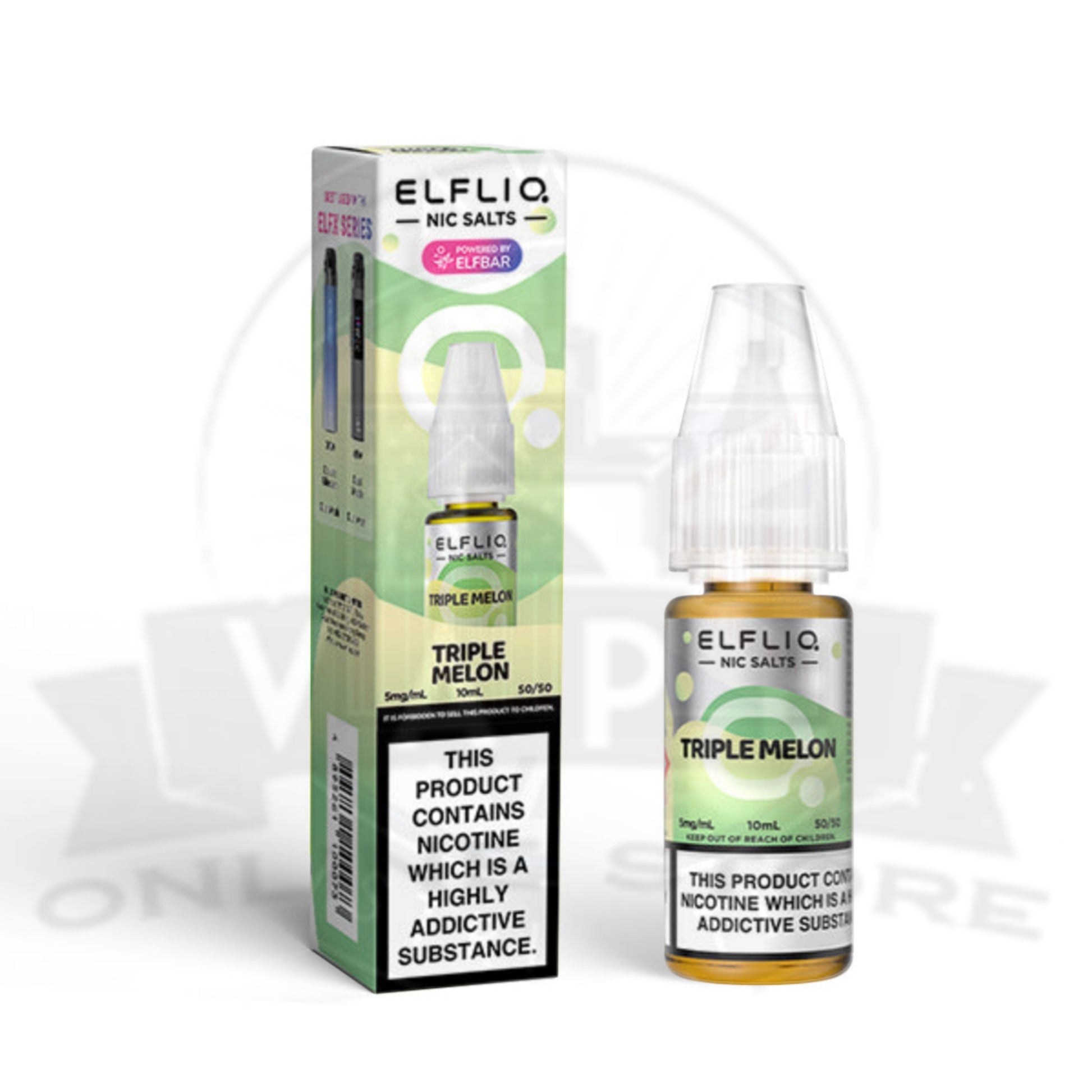 Pack Of 10 ELFLIQ 10ml E-liquid Nic Salts | 35+ Flavours