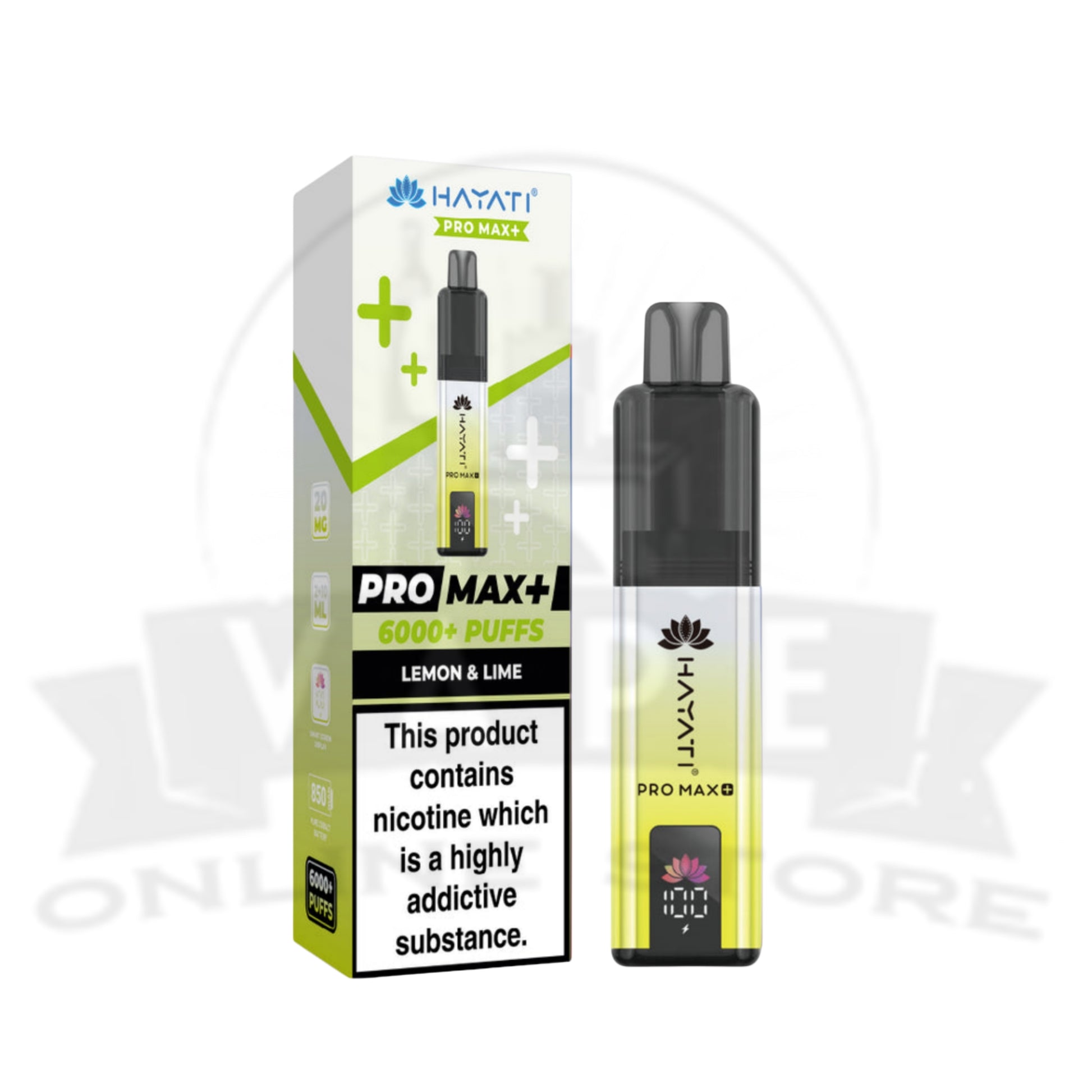 Box Of 20 Hayati Pro Max Plus 6000 Prefilled Pod Kit | 149.99£ Only