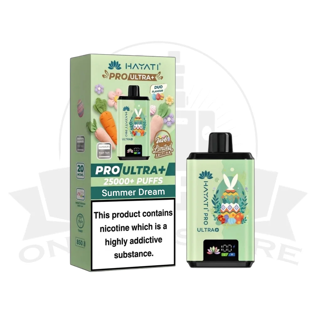 Box Of 20 Summer Dream Hayati Pro Ultra Plus 25000 Easter Edition