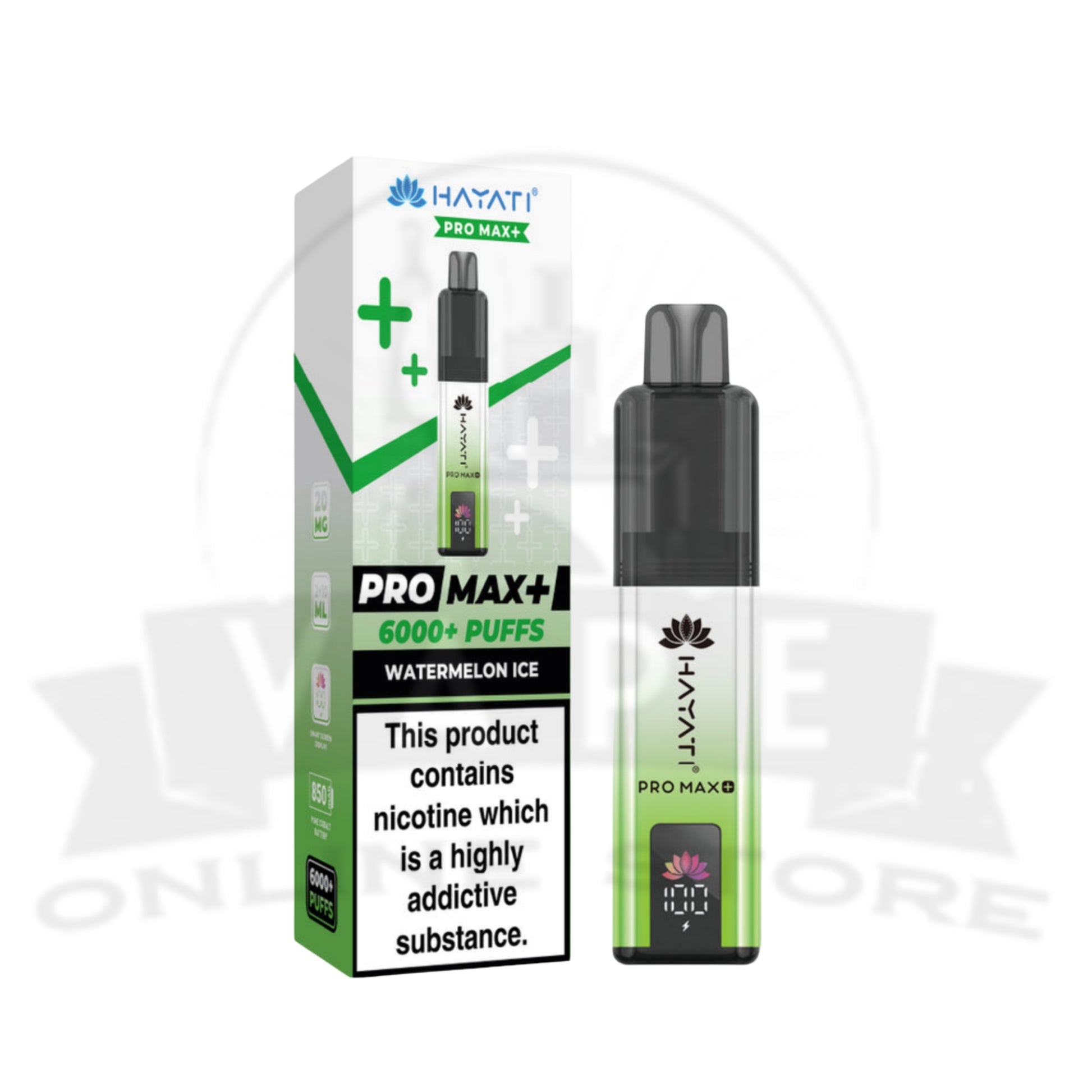 Box Of 20 Hayati Pro Max Plus 6000 Prefilled Pod Kit | 149.99£ Only
