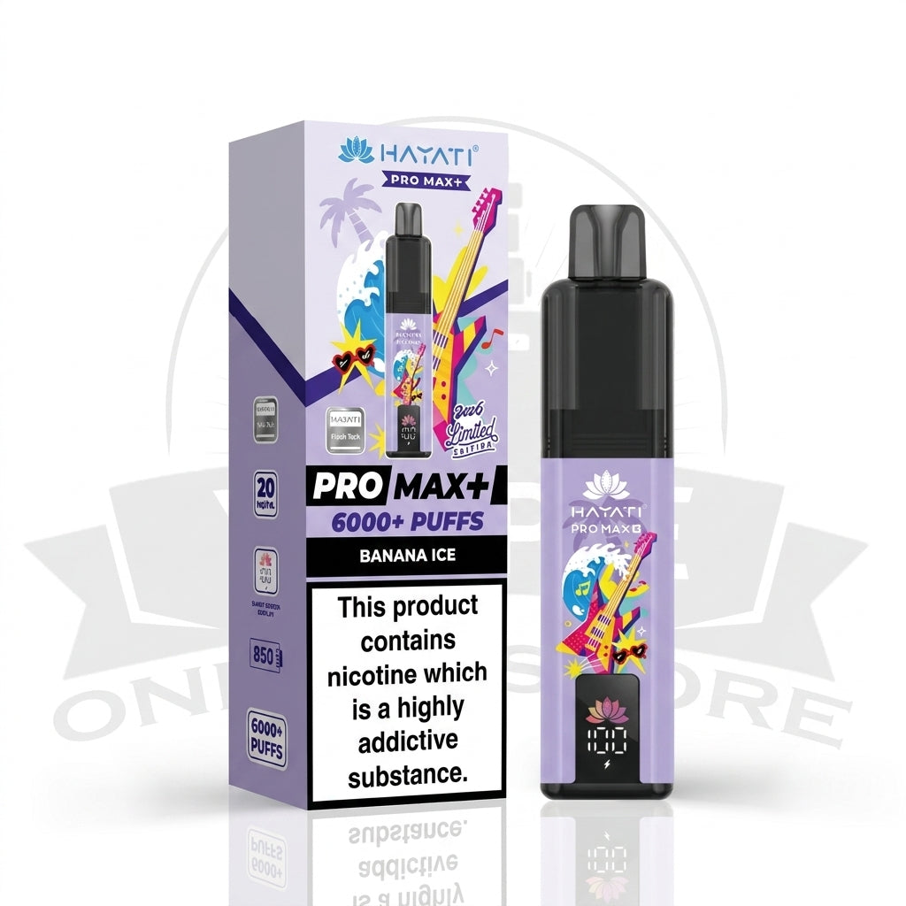 Hayati Pro Max Plus 6000 Puffs BOX OF 5 | Free Delivery