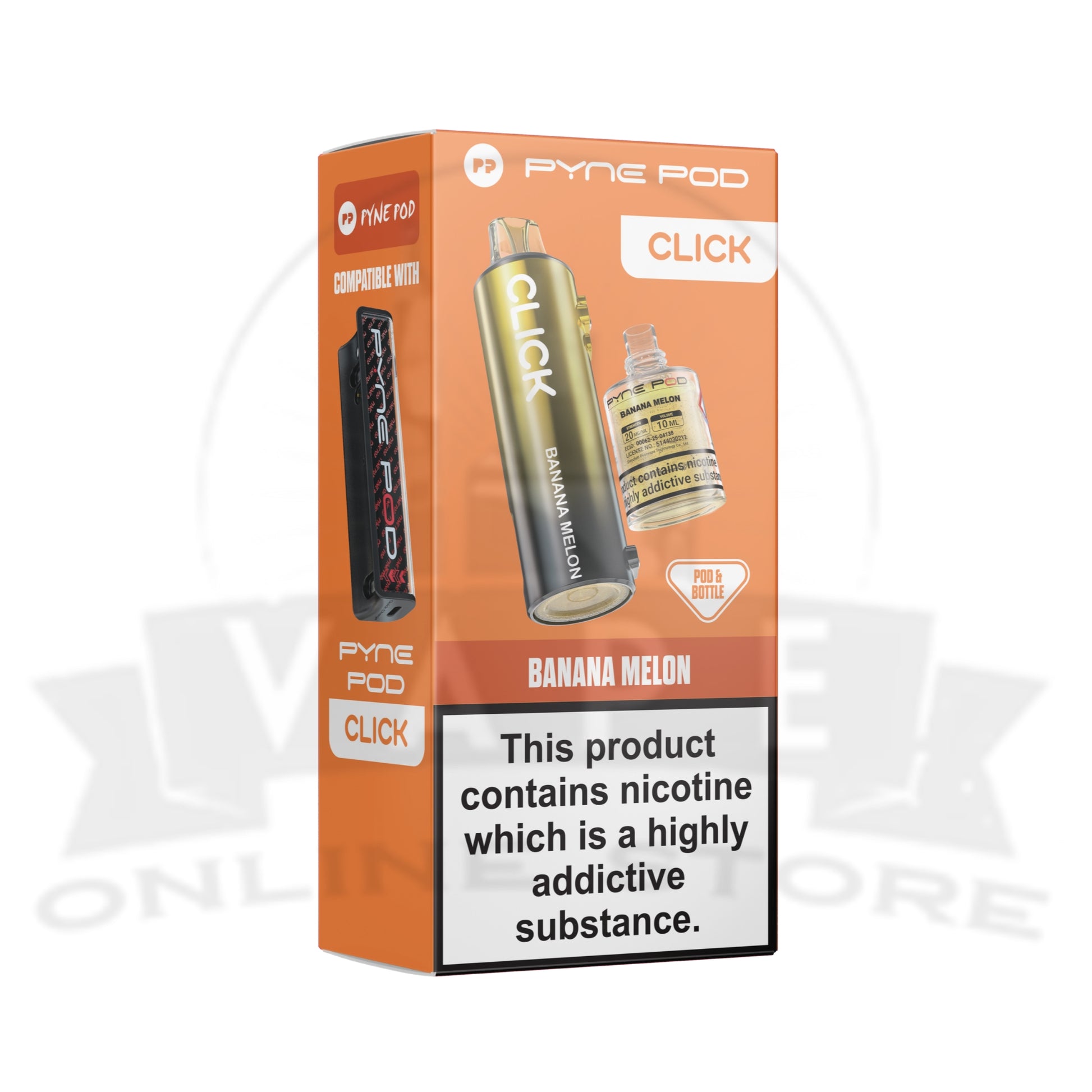 Box Of 5 Pyne Pod Click 10k Puffs Replacement Pods