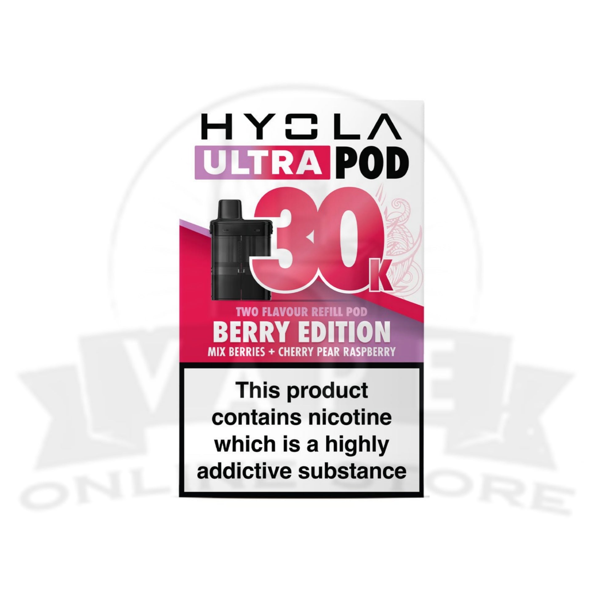 Box Of 5 Hyola Ultra 30k Replacement Pods