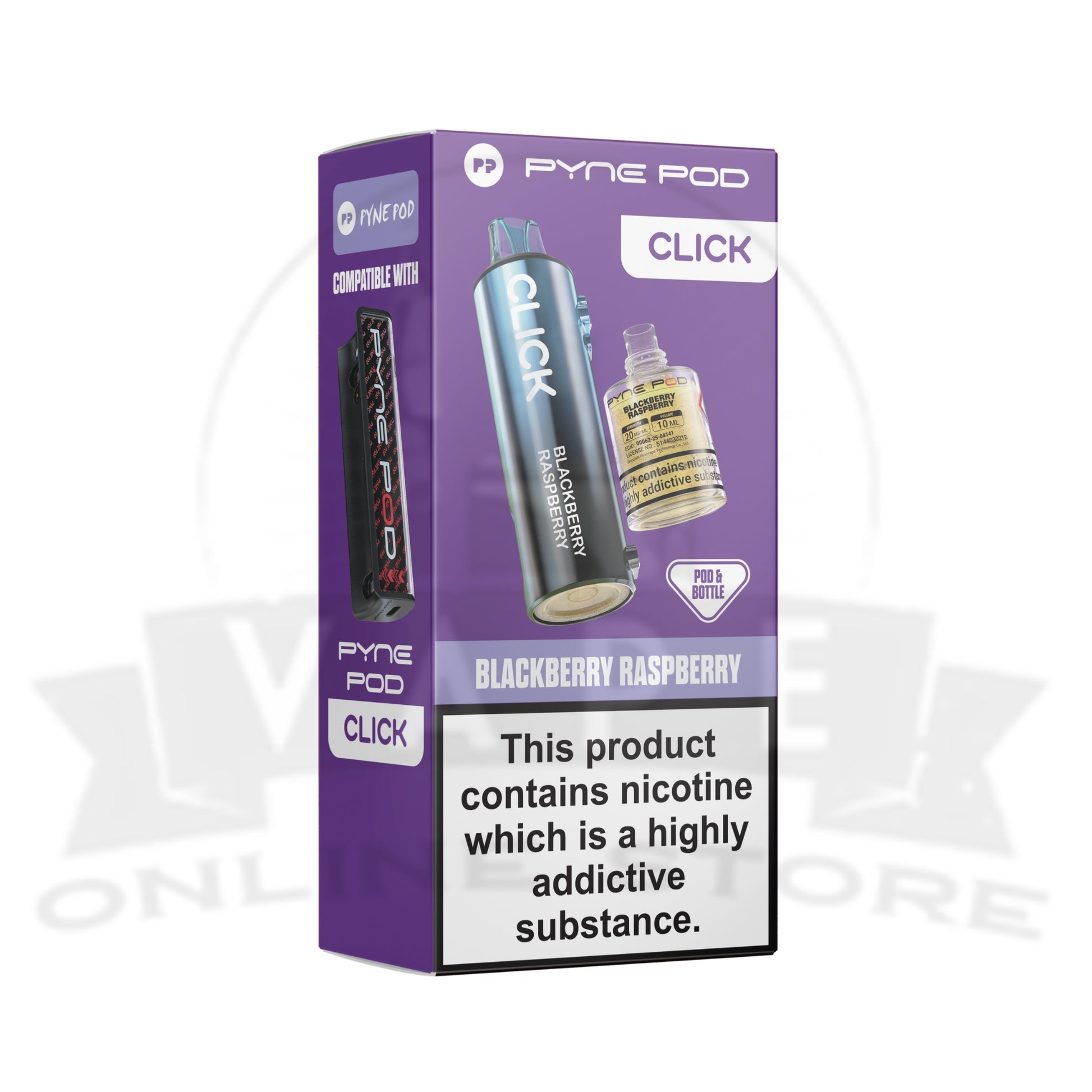 Box Of 5 Pyne Pod Click 10k Puffs Replacement Pods