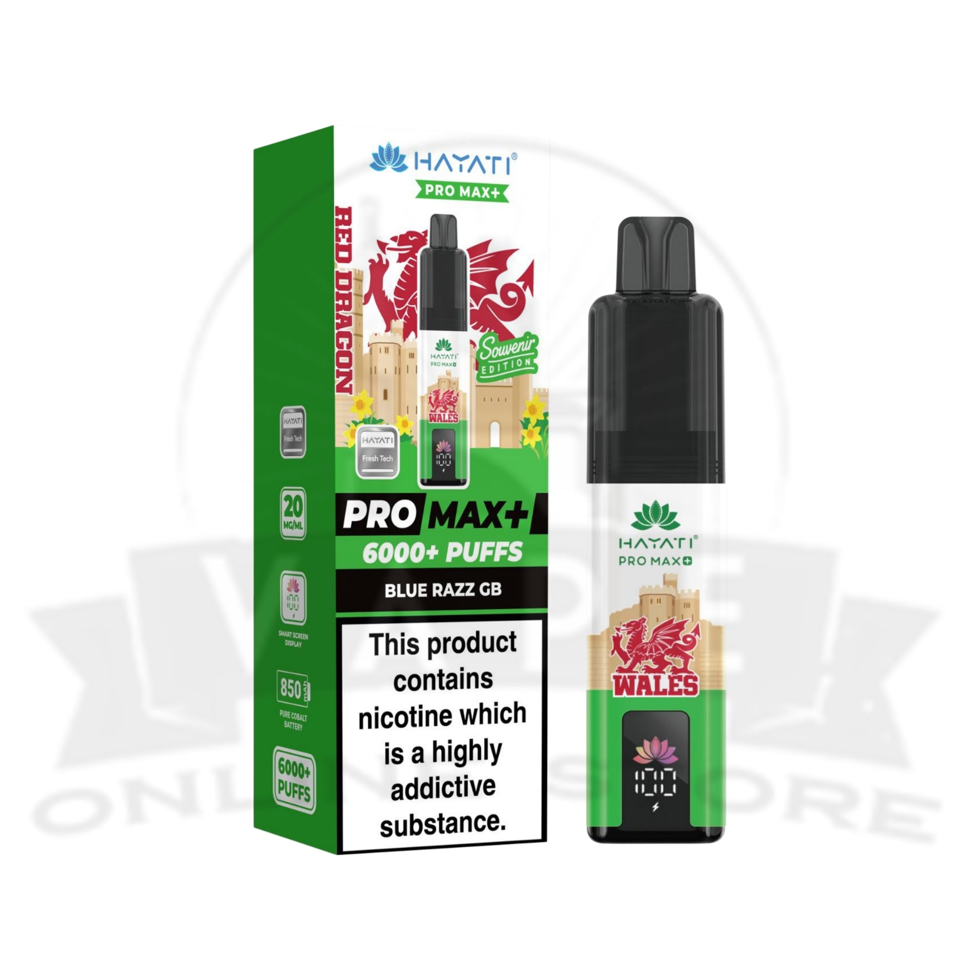 Hayati Pro Max Plus 6000 Puffs BOX OF 5 | Free Delivery