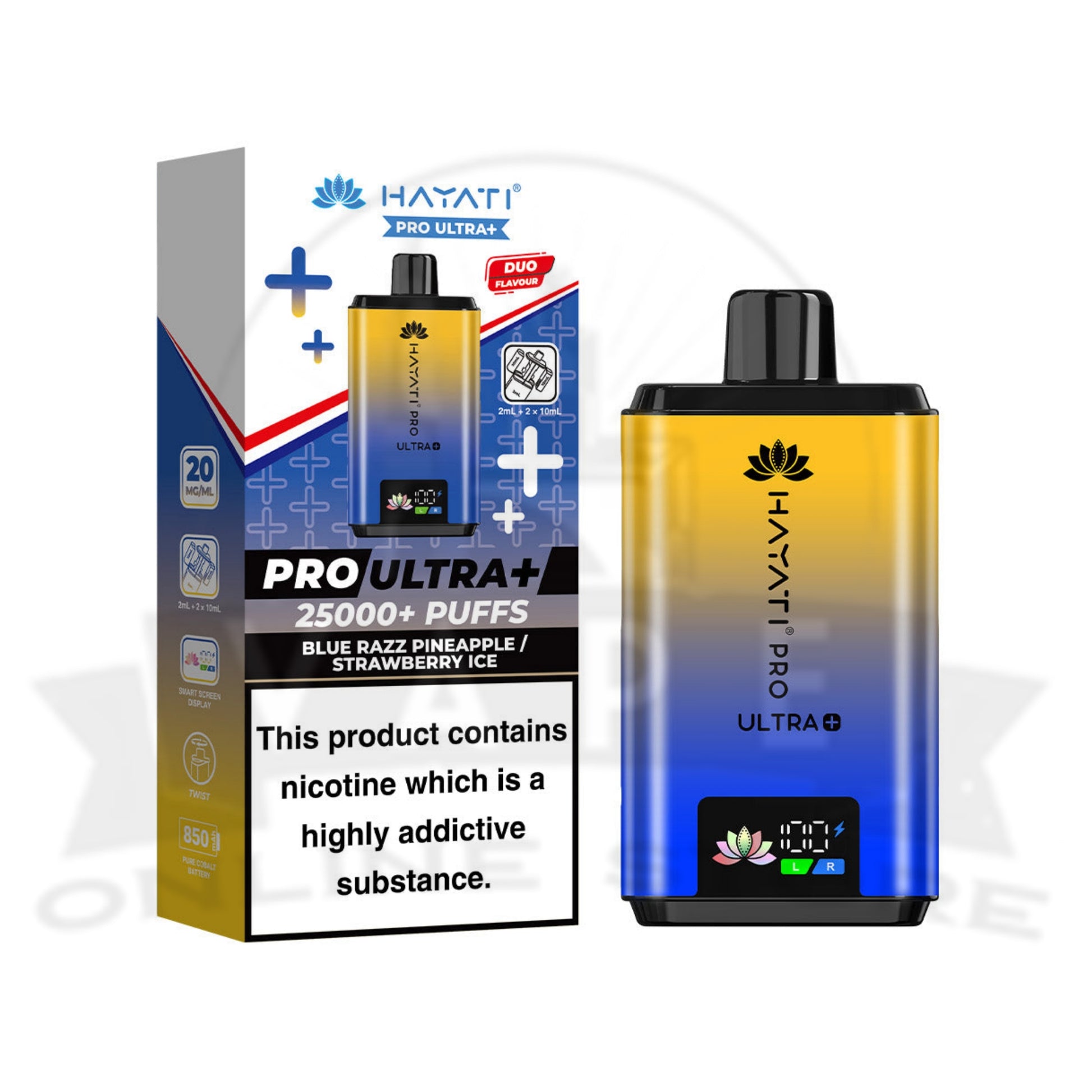 BOX OF 5 Hayati Pro Ultra Plus 25000 Prefilled Pod Kit
